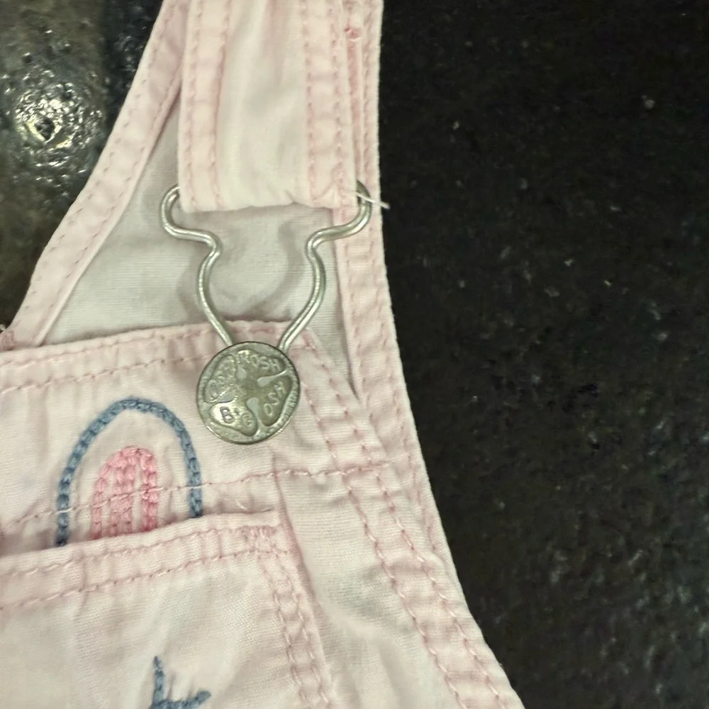 OshKosh B’gosh Baby Girls Size 4T Overall Skirt – Bunny Face/Tail Glitter Tutu